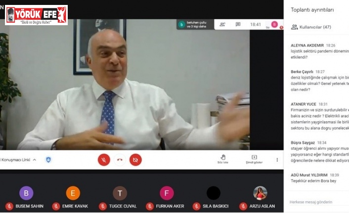 ‘ADÜ Lojistik Söyleşileri’ çevrimiçi olarak gerçekleşti