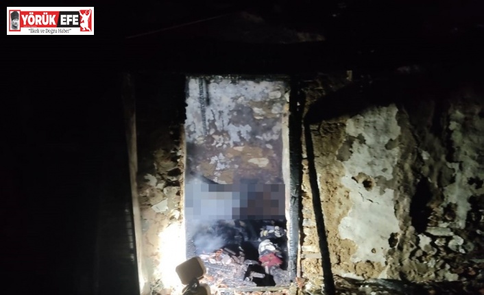 Aydın’da ev yangını: 1 ölü