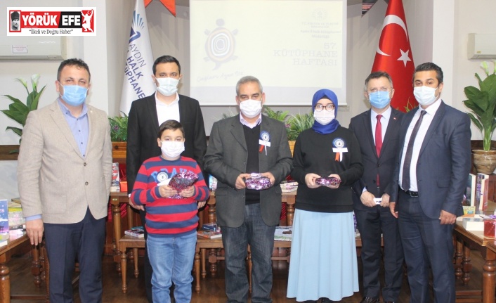 Aydın’da kitap kurtları ödüllendirildi