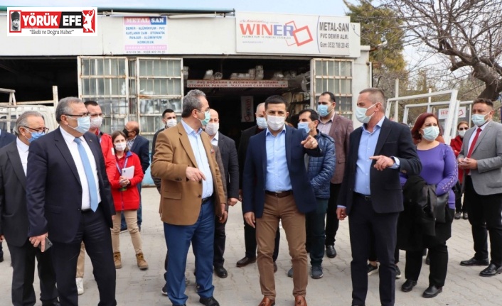 Başkan Günel, Kuşadası Sanayi Sitesi esnafının sorunlarını dinledi