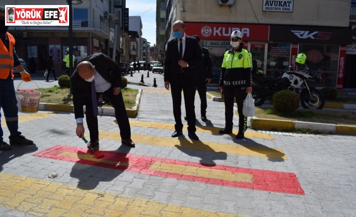 Çine’de ’Yaya Önceliği Kırmızı Çizgimizdir" etkinliği