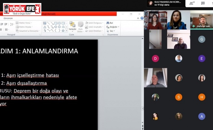 ‘Deprem Sonrası Akut Dönem Psikososyal Müdahale’ konulu eğitim düzenlendi
