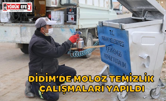 DİDİM’DE MOLOZ TEMİZLİK ÇALIŞMALARI YAPILDI