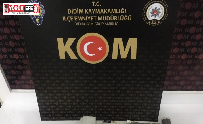 Didim’de uyuşturucu tacirine şok baskın