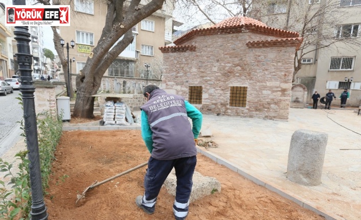 Efeler’de tarihi yapılarda çevre düzenlemesi yapılıyor