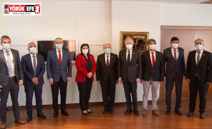 İYİ Parti heyeti Başkan Çerçioğlu ile görüştü