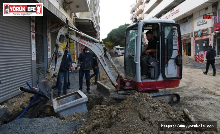 Kuşadası’nda caddelerdeki yenileme çalışmalarının kapsamı genişledi