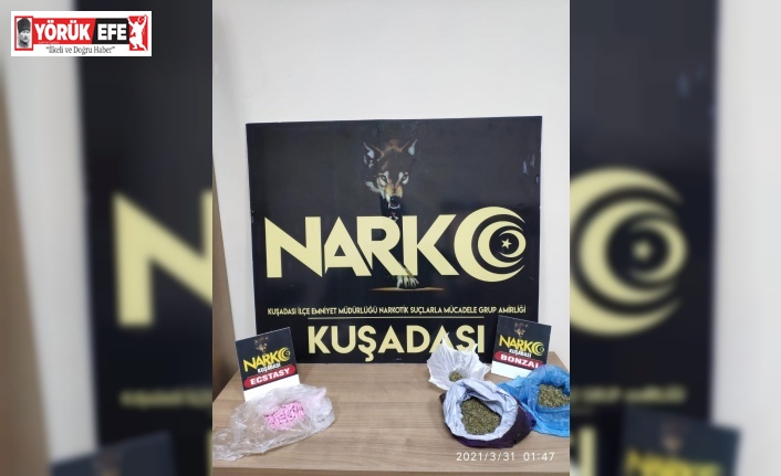 Polisler uyuşturucuyu şüphelinin iç çamaşırında buldu