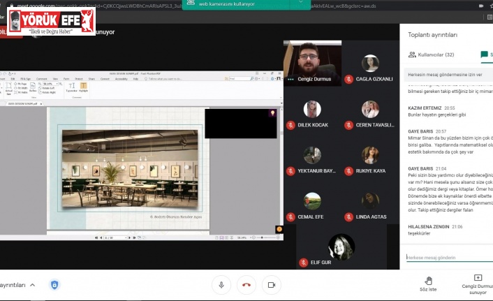 ADÜ’de ‘Türkiye’ de İç Mimarlık Mesleği’ semineri gerçekleşti