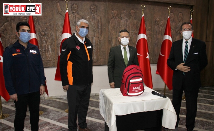 AFAD’ın afet çantası Aydın’da tanıtıldı