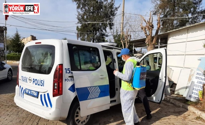 Aydın Büyükşehir Belediyesi dezenfekte çalışmalarını sürdürüyor