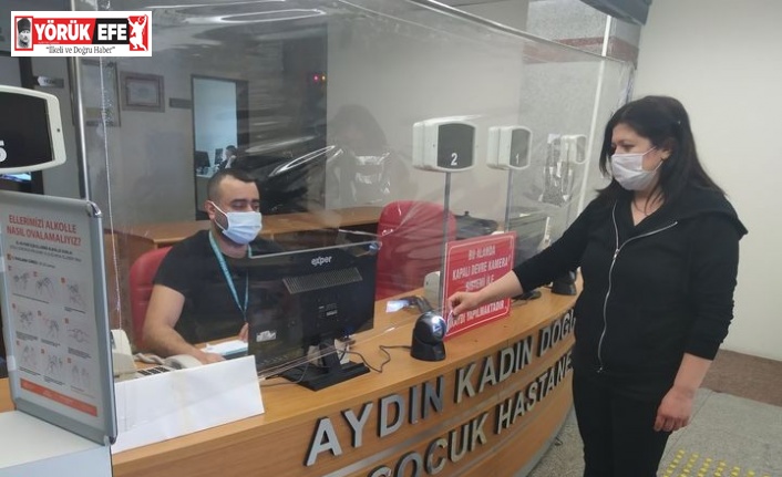 Aydın Kadın Doğum ve Çocuk Hastalıkları Hastanesi’nde temassız randevu dönemi