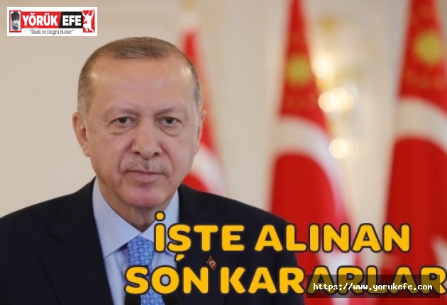 Cumhurbaşkanı Erdoğan açıkladı! Ramazanda iki hafta kısmi kapanma