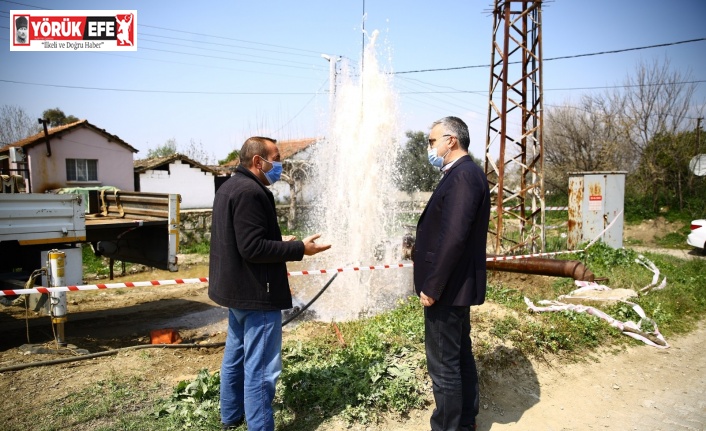 Dalama Mahallesi’nde eski tarımsal sulama kuyusu yeniden faaliyete geçirildi