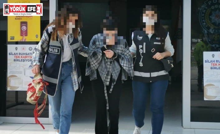 Didim’de uyuşturucu madde ticareti yapan kadın tutuklandı