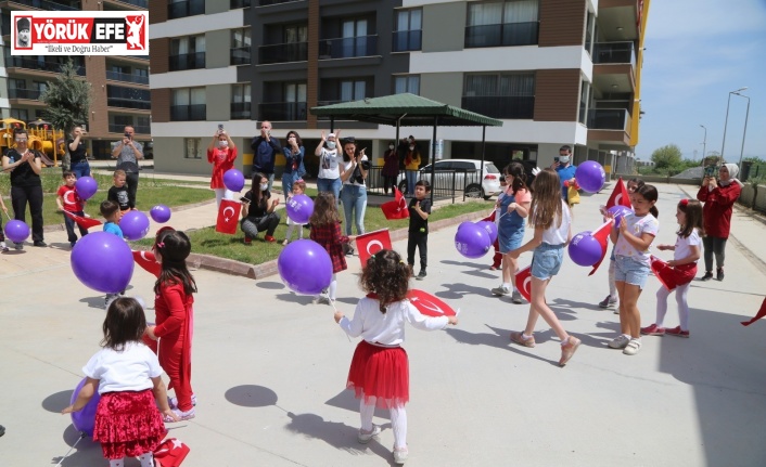 Efeler Belediyesi 23 Nisan coşkusunu evlere götürdü