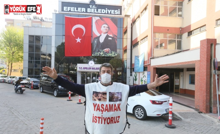 Efeler belediyesi sokak hayvanları için yürüyen İğdigül’ü ağırladı