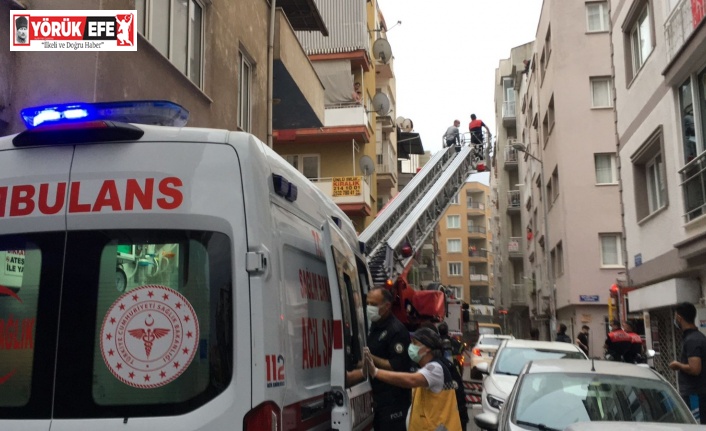 Efeler’de mutfak yangını