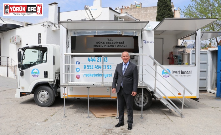 Söke Belediyesi Mobil Hizmet Aracı ve Deprem Konteynırı hizmete hazır