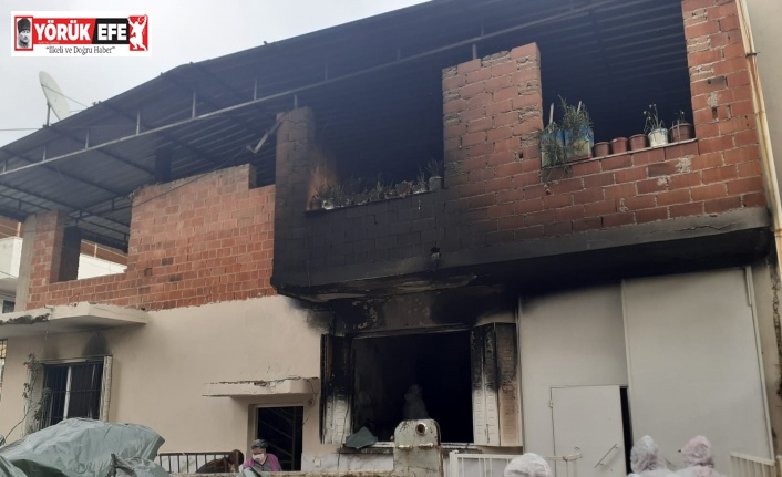 Söke’de ev yangını