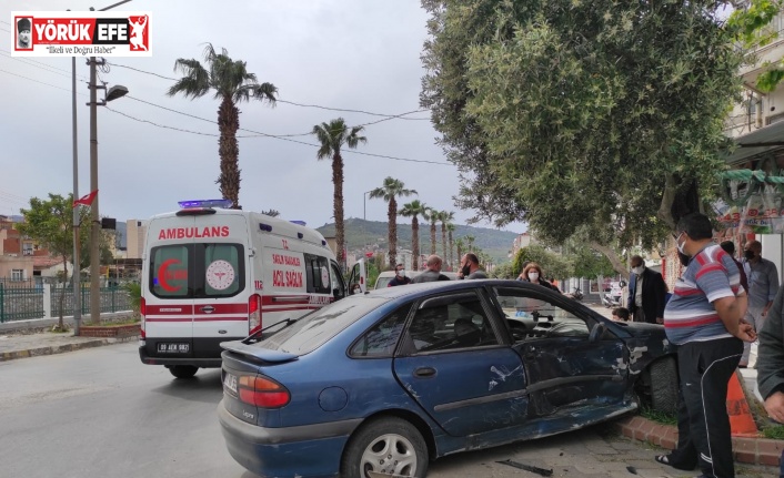 Söke’de trafik kazası: 2 yaralı