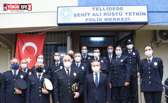 Vali Aksoy’dan Şehit Ali Rüştü Yetkin Polis Merkezi’ne ziyaret