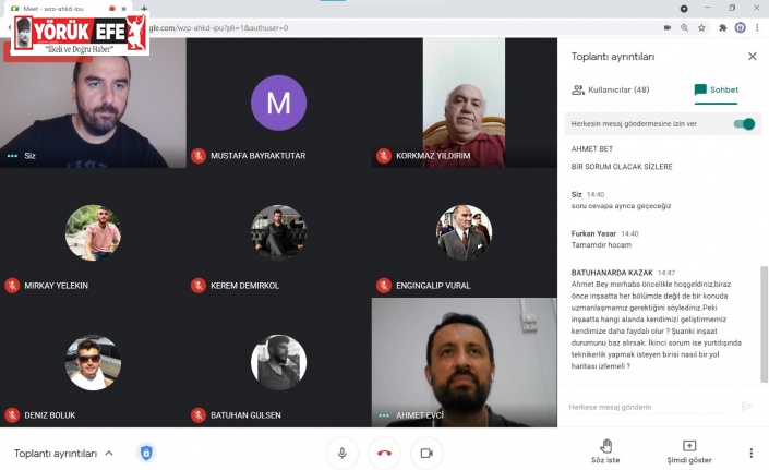 Aydın MYO, İnşaat Programı Kariyer Günleri söyleşisi gerçekleşti