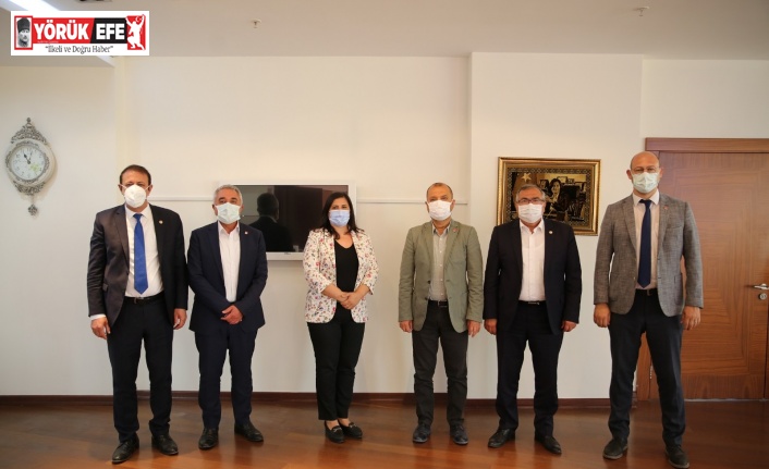 CHP Tekirdağ Milletvekili Aygun, Başkan Çerçioğlu ile görüştü