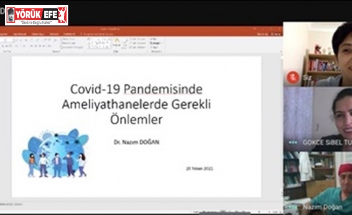 Covid-19 pandemisinde ameliyathanelerde gerekli önlemler paneli gerçekleşti