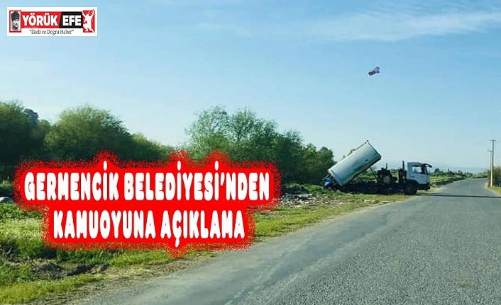 GERMENCİK BELEDİYESİ’NDEN KAMUOYUNA AÇIKLAMA