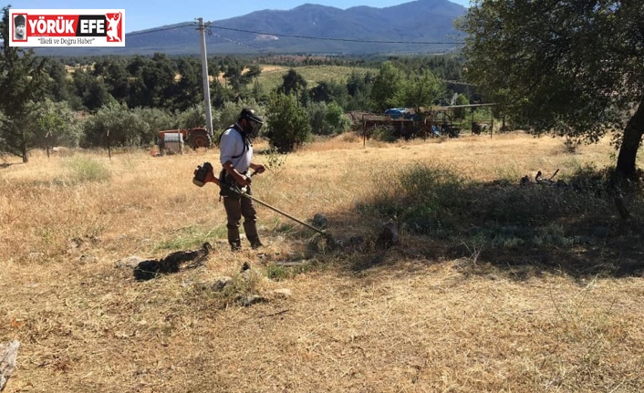 Karacasu’da mezarlıklar temizleniyor