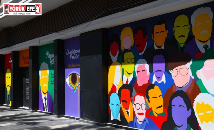 Kuşadası’nın sokaklarında sanat var