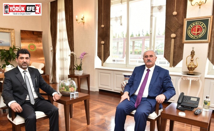 ADÜ Rektörü Aldemir, Yargıtay Birinci Başkanı Mehmet Akarca ile görüştü