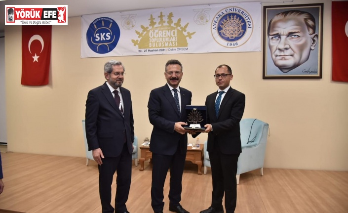 Ankara Üniversitesi’nden Vali Aksoy’a Hitit Güneşi