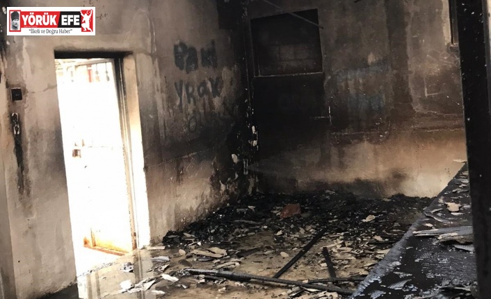 Aydın’da okul kantininde yangın çıktı