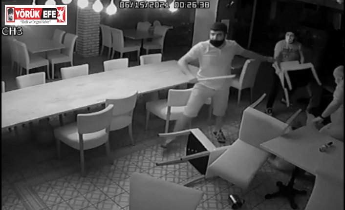 Başkan Atabay’a saldırı anı ortaya çıktı