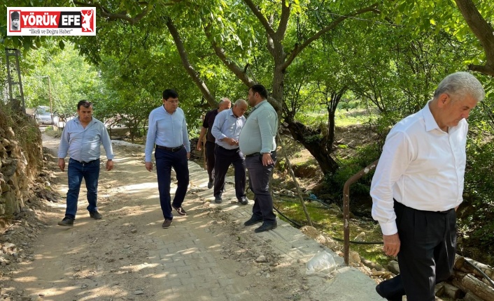 Başkan Özcan, Aksu Mahallesi’nde incelemelerde bulundu