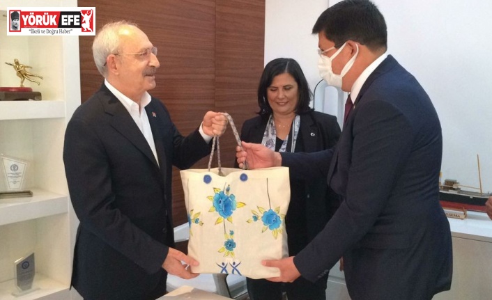 Başkan Özcan CHP lideri ile bir araya geldi