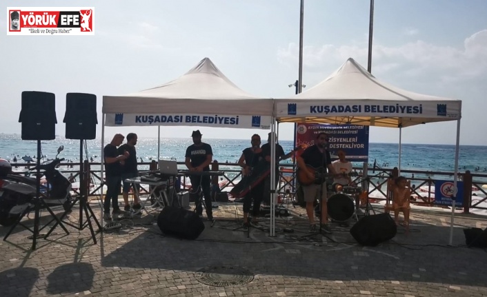 Büyükşehir ve Kuşadası Belediyesi’nin Müzisyenlere Destek Konserleri devam ediyor