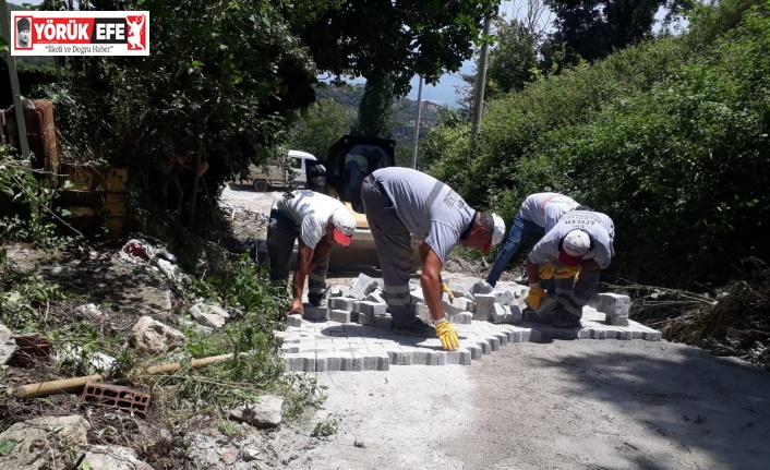 Efeler Belediyesi selin etkili olduğu mahallelerde çalışmalarını sürdürüyor