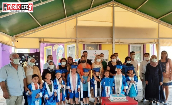 Hastane kreşinde mezuniyet heyecanı