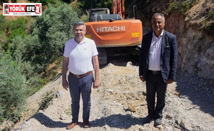 Köşk’te yol açma çalışmaları devam ediyor