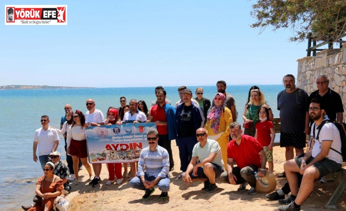 Kültür sanat muhabirleri Kuşadası’na hayran kaldı