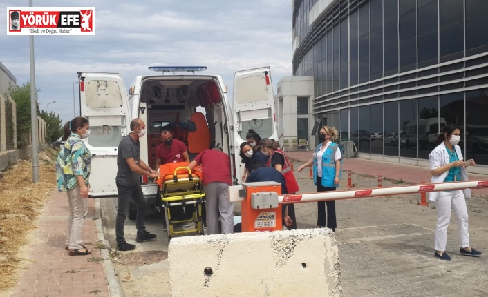 Kuşadası Devlet Hastanesi’nde tatbikat yapıldı