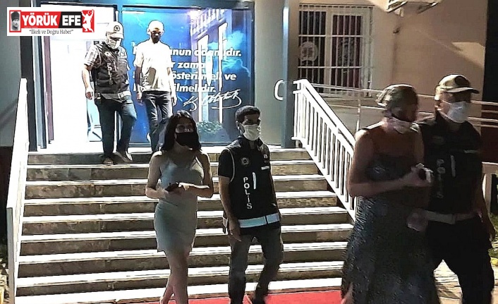 Nazilli’de gece yarısı fuhuş operasyonu