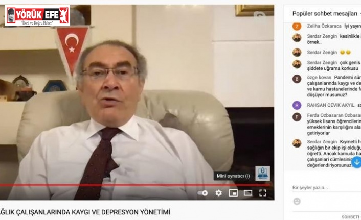 Pandemi sürecinde Sağlık Çalışanlarında Kaygı ve Depresyon Yönetimi paneli gerçekleşti