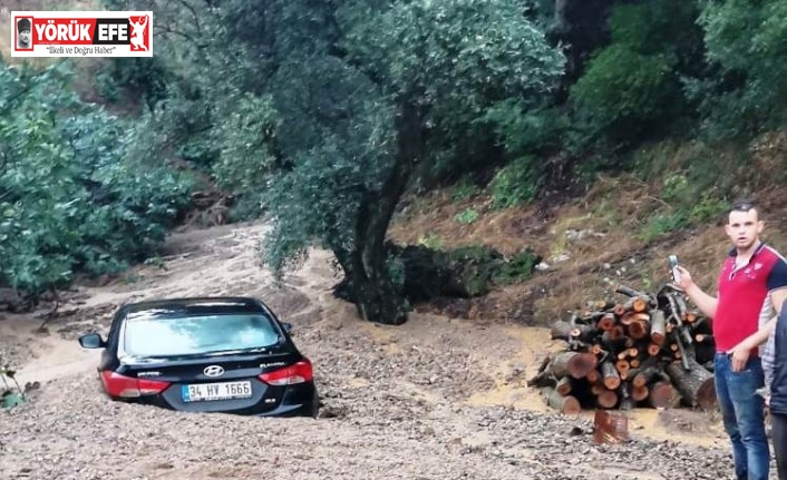 Sağanak yağış Köşk’te etkili oldu