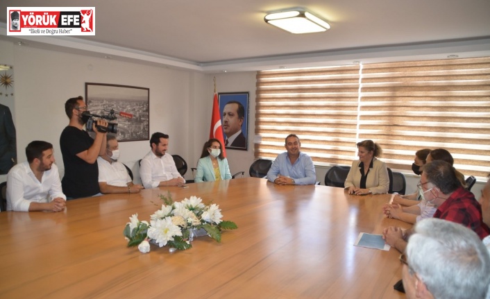 Söke Genç İş İnsanları Derneği, siyasi partileri ziyaret etti