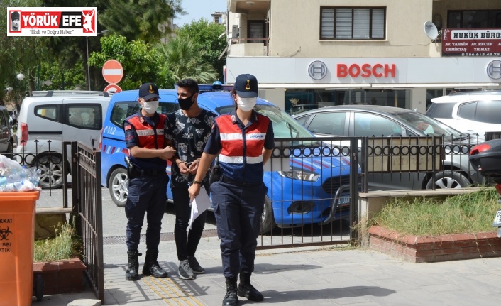 18 yıl 9 ay kesinleşmiş hapis cezası bulunan şüpheliyi Jandarma yakaladı