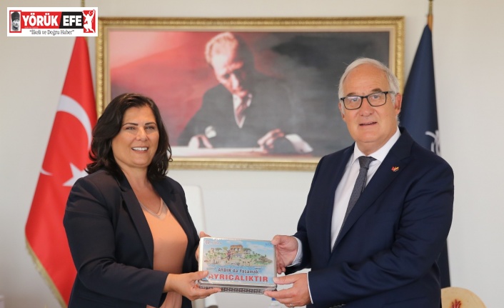 Almanya İzmir Başkonsolosu Wolter, Başkan Çerçioğlu ile görüştü